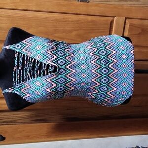 NO BOUNDARIES WOMENS ONE PIECE MULTI-COLOR SWIMSUIT SIZE XL (16-18)